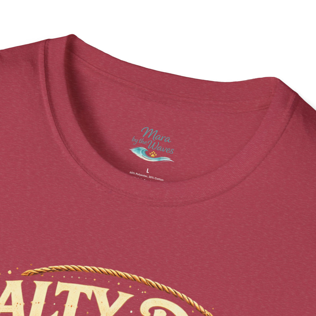 Salty Dog Beach T-Shirt — Retro Surf Dog Graphic Tee