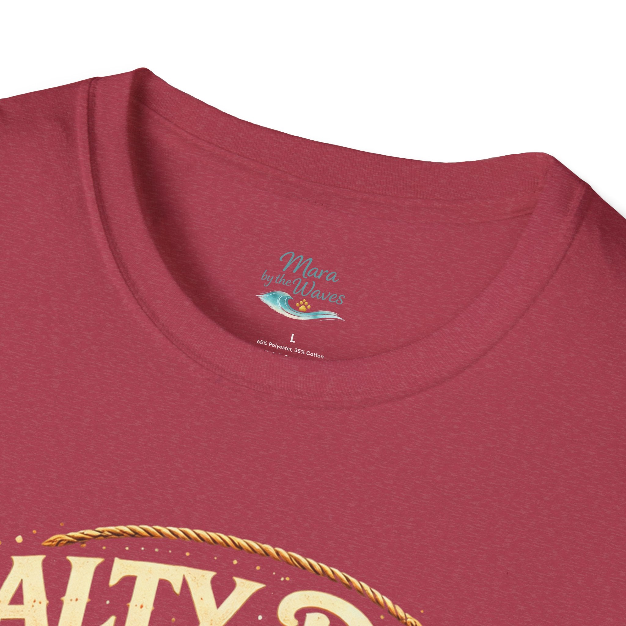 Salty Dog Beach T-Shirt — Retro Surf Dog Graphic Tee