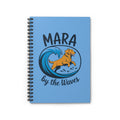 Spiral Notebook - Golden Retriever Ocean Vibes Ruled Line