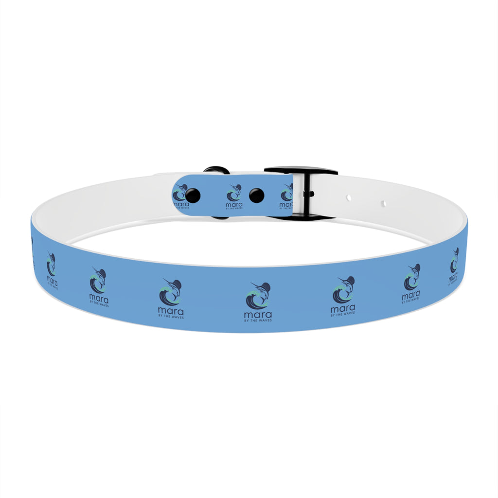 Sail Fish Mara by the Waves Logo Dog Collar - Durable Waterproof Pet Collar for Everyday Wear