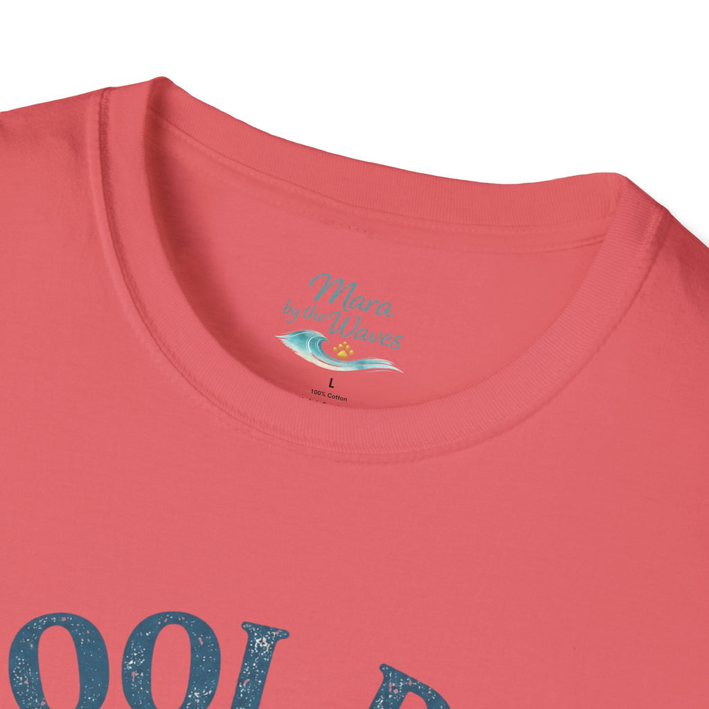 Pool Day T‑Shirt — Retro Golden Retrievers ‘Good Dogs, Good Times’ Beach Tee