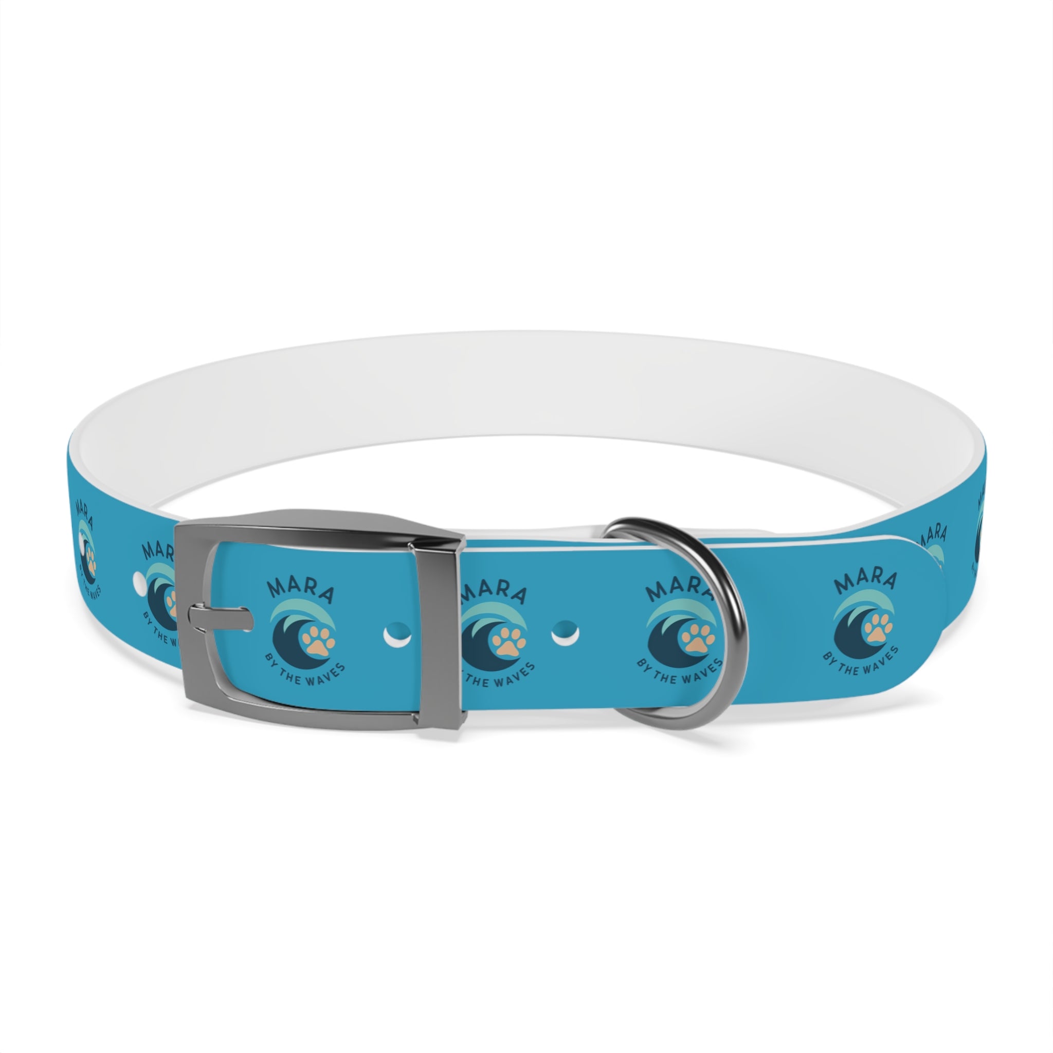 Mara by the Waves custom dog collar