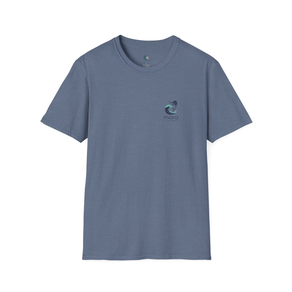 Mara Sailfish Logo T‑Shirt — Minimal Coastal Graphic Tee