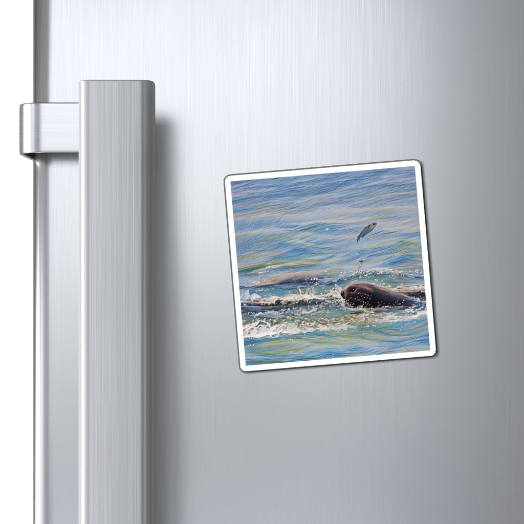 Ocean Adventure Magnet - Marine Life Art for Ocean Lovers