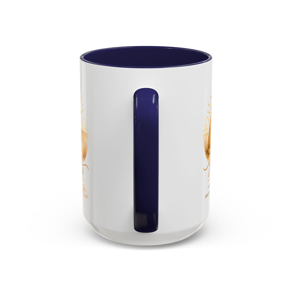 Golden Mornings Coffee Mug — Dog Sunrise Accent Mug (11/15oz)