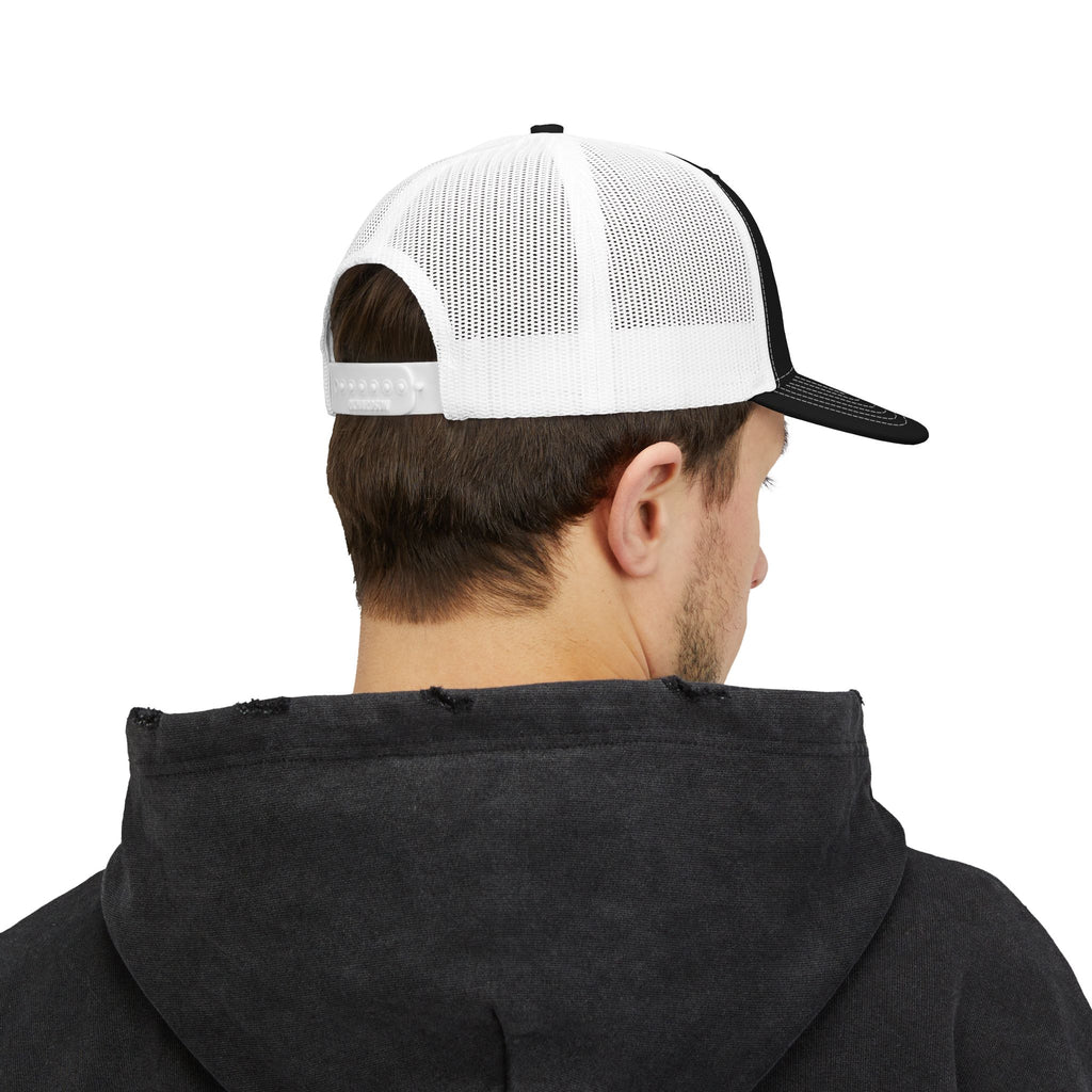 Mara Waves Trucker Cap. Golden Retriever-Inspired Snapback Hat