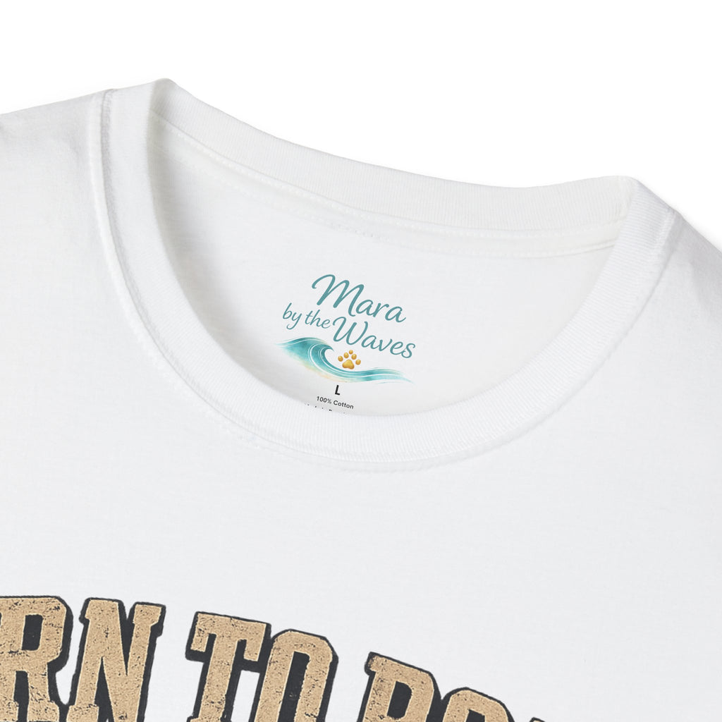 Born to Roam Dog T-Shirt — Golden Retriever 'Live Free Stay Wild' Graphic Tee