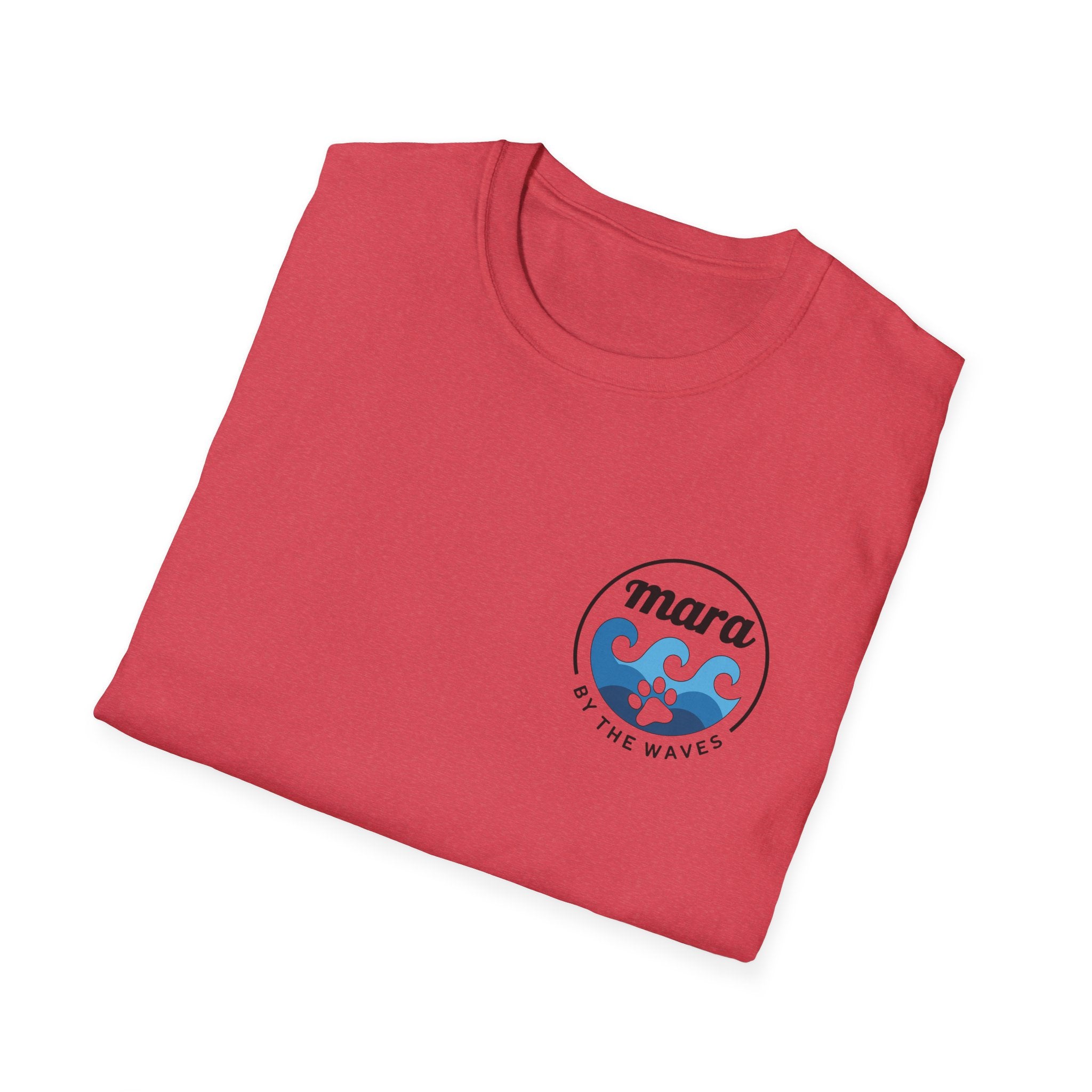 Ocean Wave Paw T‑Shirt — Surf Paw Graphic Tee ("Mara" Logo)