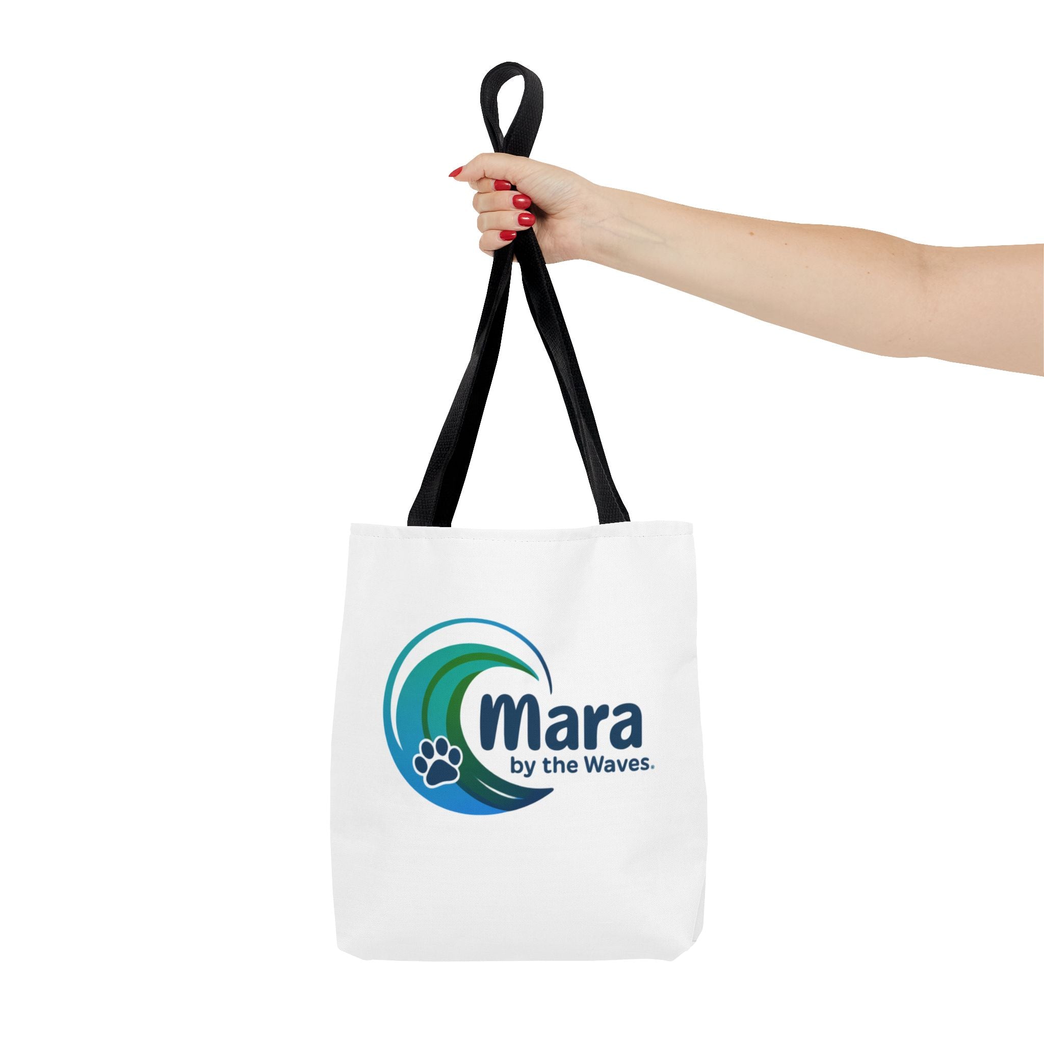 Beach Tote Bag- Golden Retriever/Mara by the Waves Logo