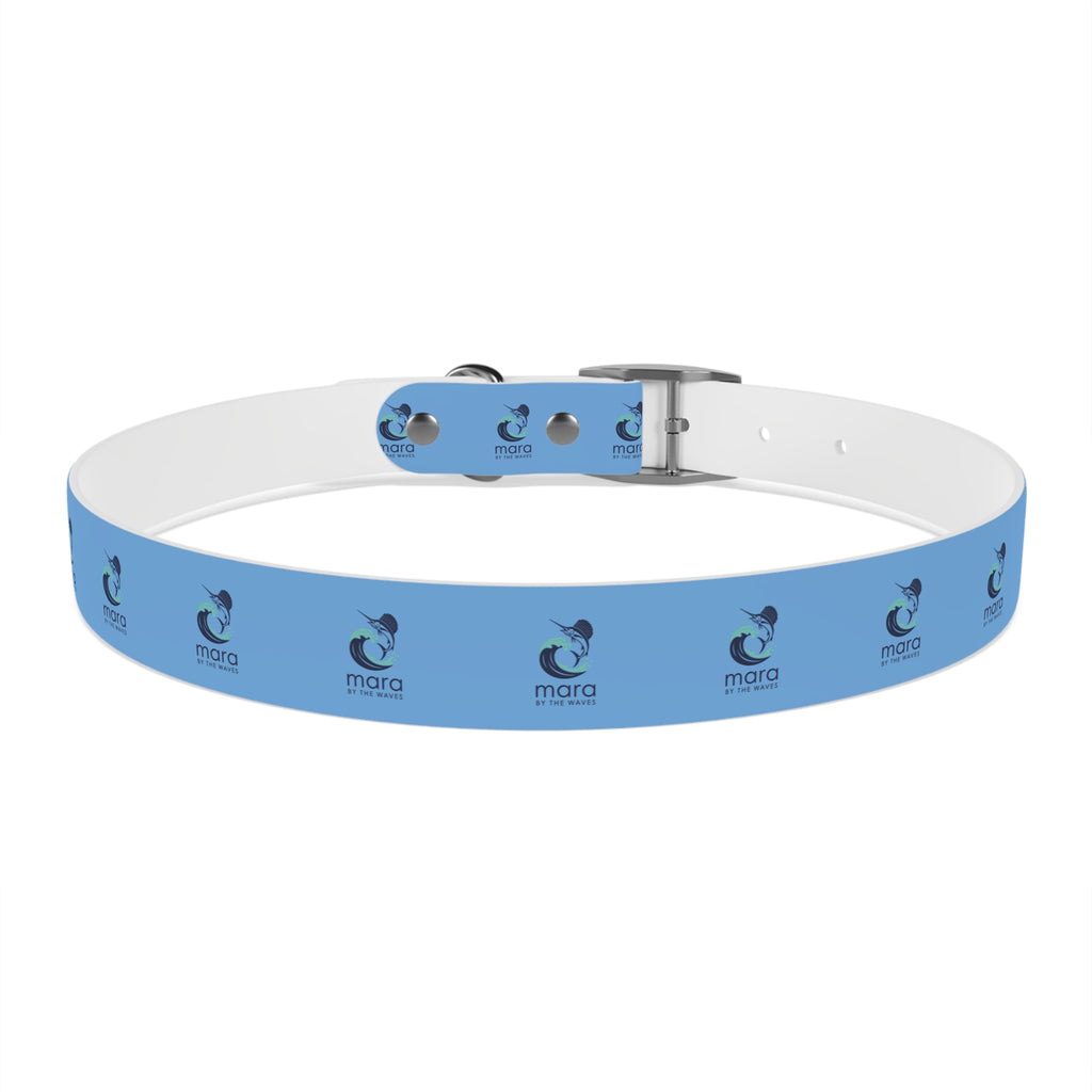 Sail Fish Mara by the Waves Logo Dog Collar - Durable Waterproof Pet Collar for Everyday Wear