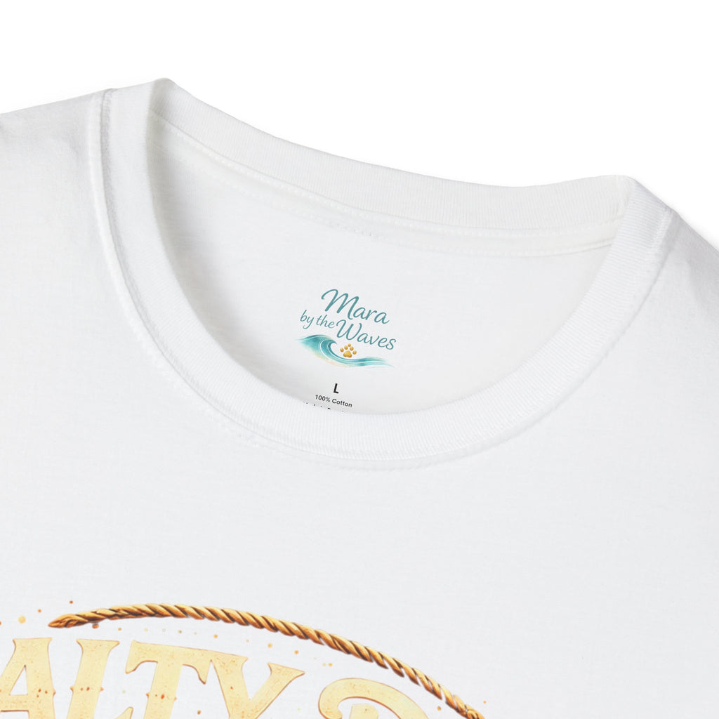 Salty Dog Beach T-Shirt — Retro Surf Dog Graphic Tee