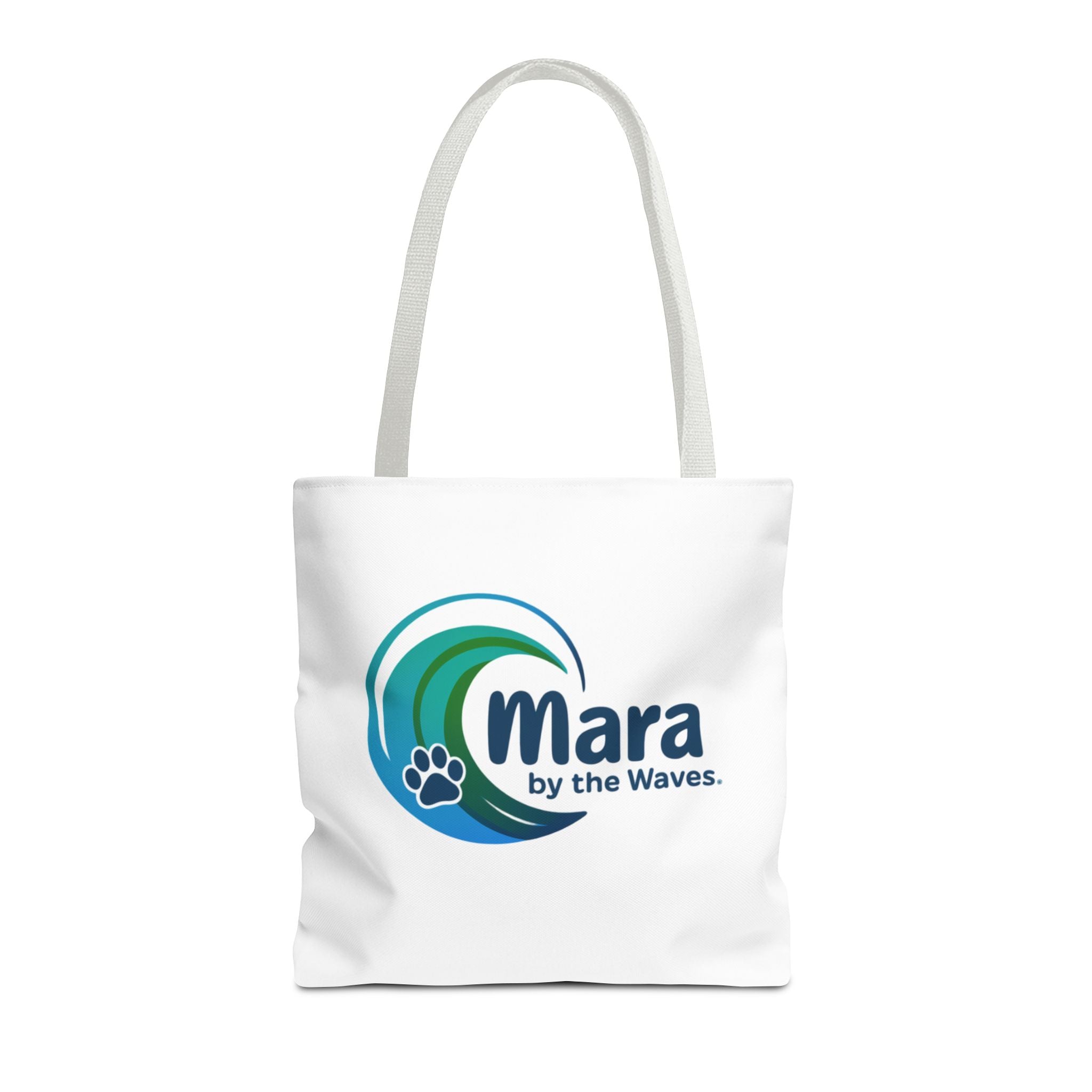 Beach Tote Bag- Golden Retriever/Mara by the Waves Logo