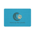 Coastal Paw Pet Food Mat (12x18) — 'mara by the waves' Non-Slip Feeding Mat