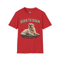 Born to Roam Dog T-Shirt — Golden Retriever 'Live Free Stay Wild' Graphic Tee