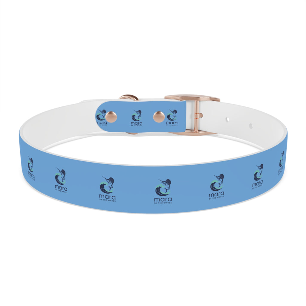 Sail Fish Mara by the Waves Logo Dog Collar - Durable Waterproof Pet Collar for Everyday Wear