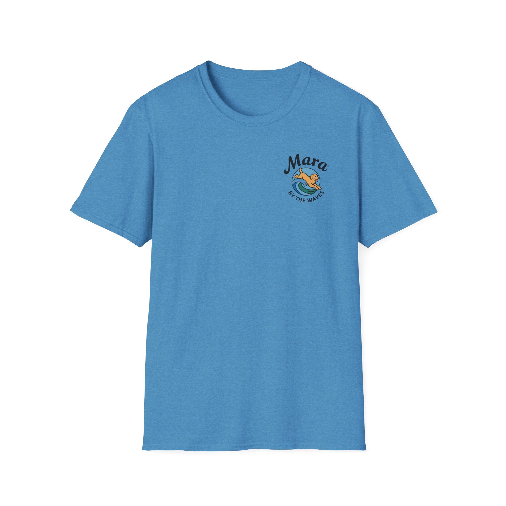Golden Retriever Ocean Logo T-Shirt