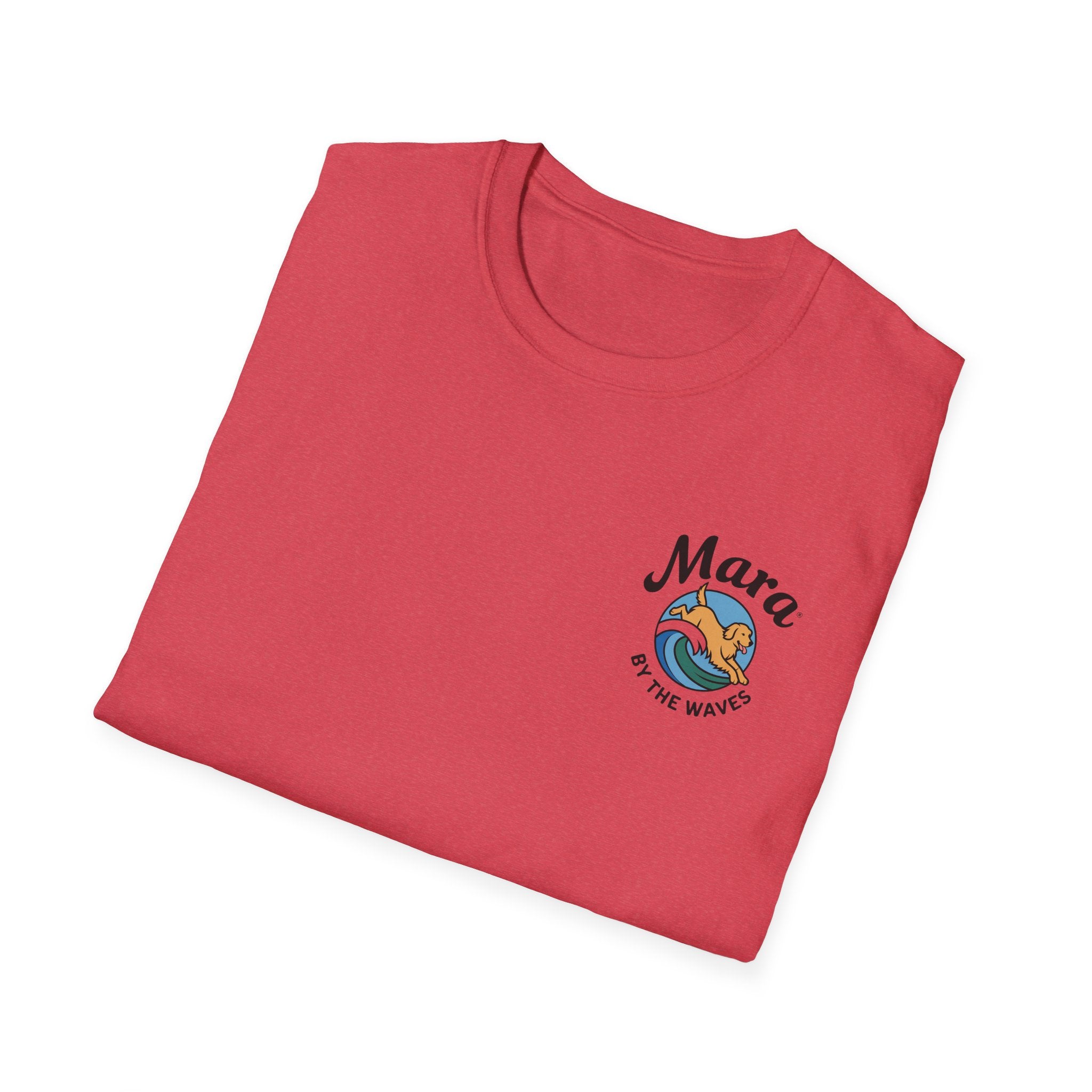 Golden Retriever Ocean Logo T-Shirt