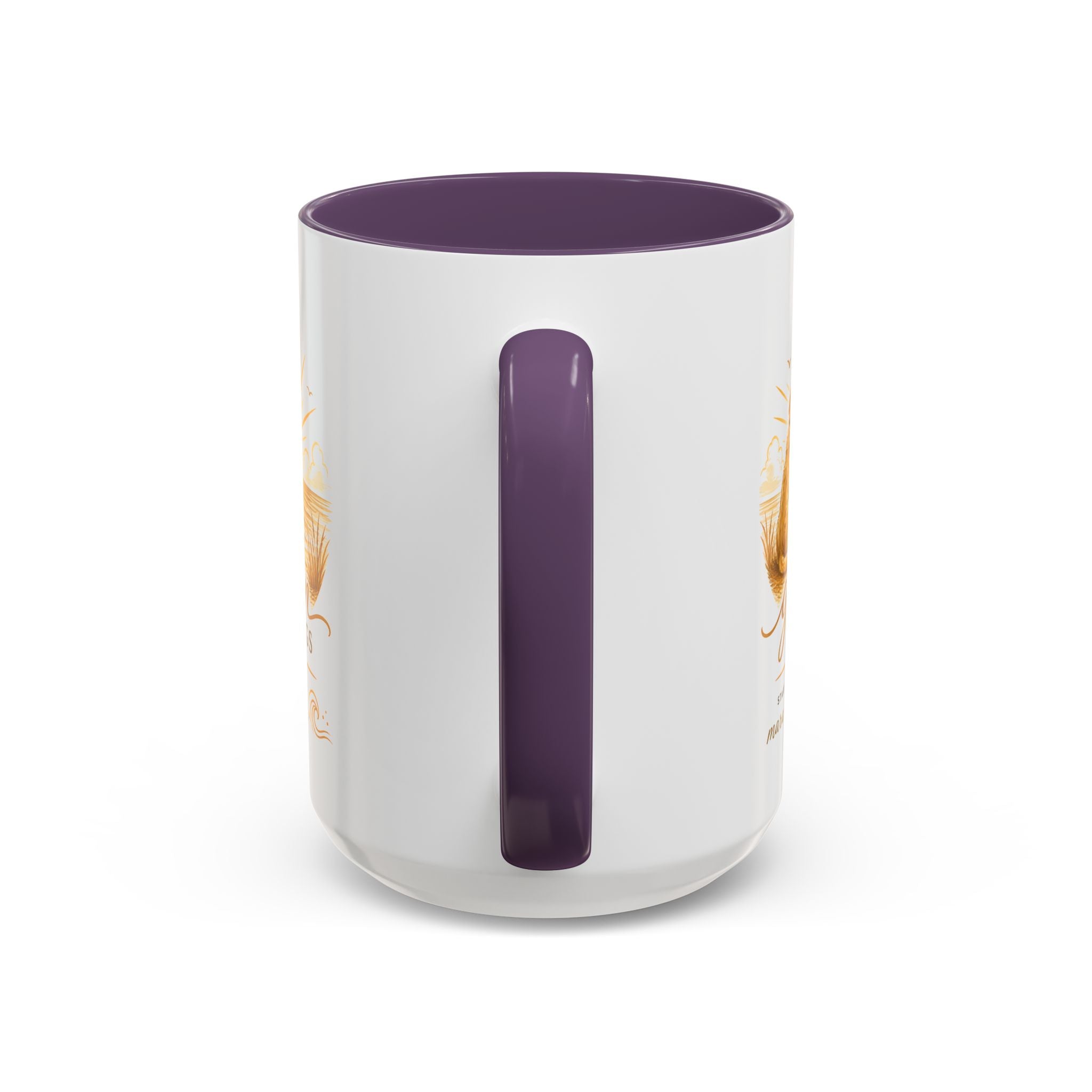 Golden Mornings Coffee Mug — Dog Sunrise Accent Mug (11/15oz)
