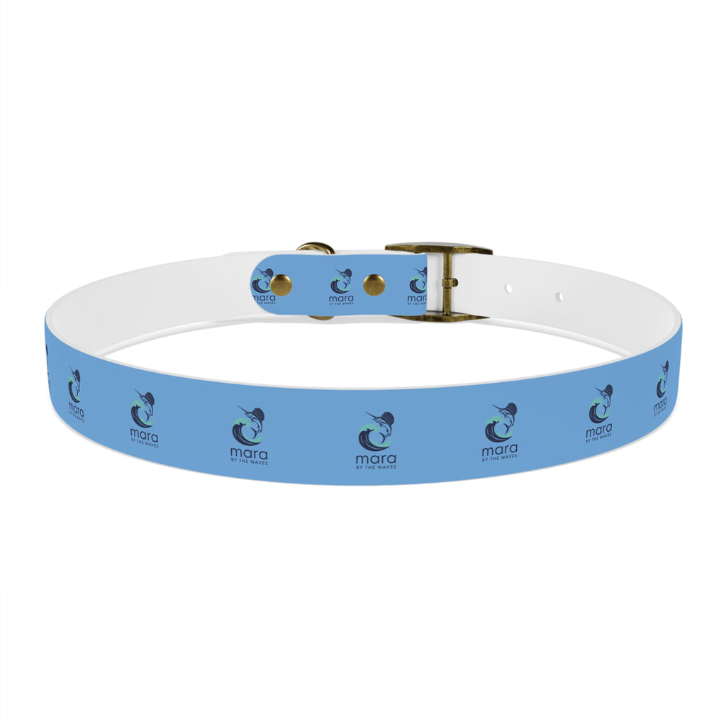 Sail Fish Mara by the Waves Logo Dog Collar - Durable Waterproof Pet Collar for Everyday Wear