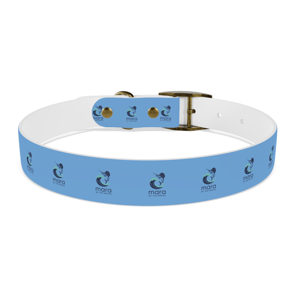 Sail Fish Mara by the Waves Logo Dog Collar - Durable Waterproof Pet Collar for Everyday Wear