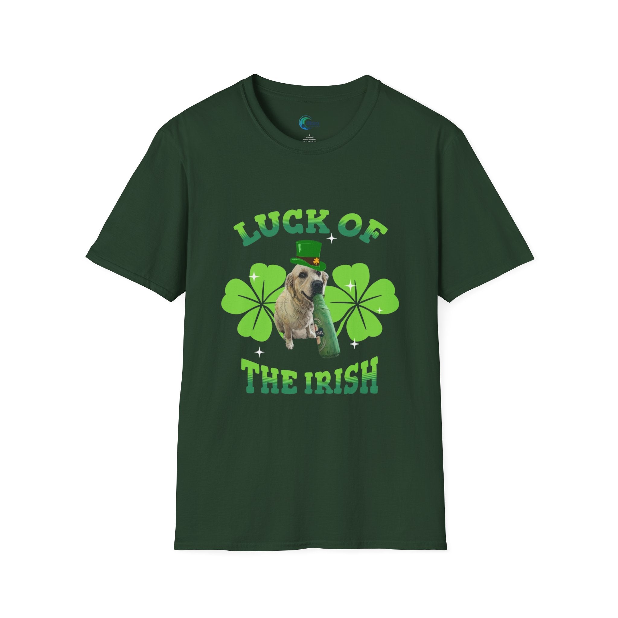 Golden Retriever St Patrick's Day T-Shirt