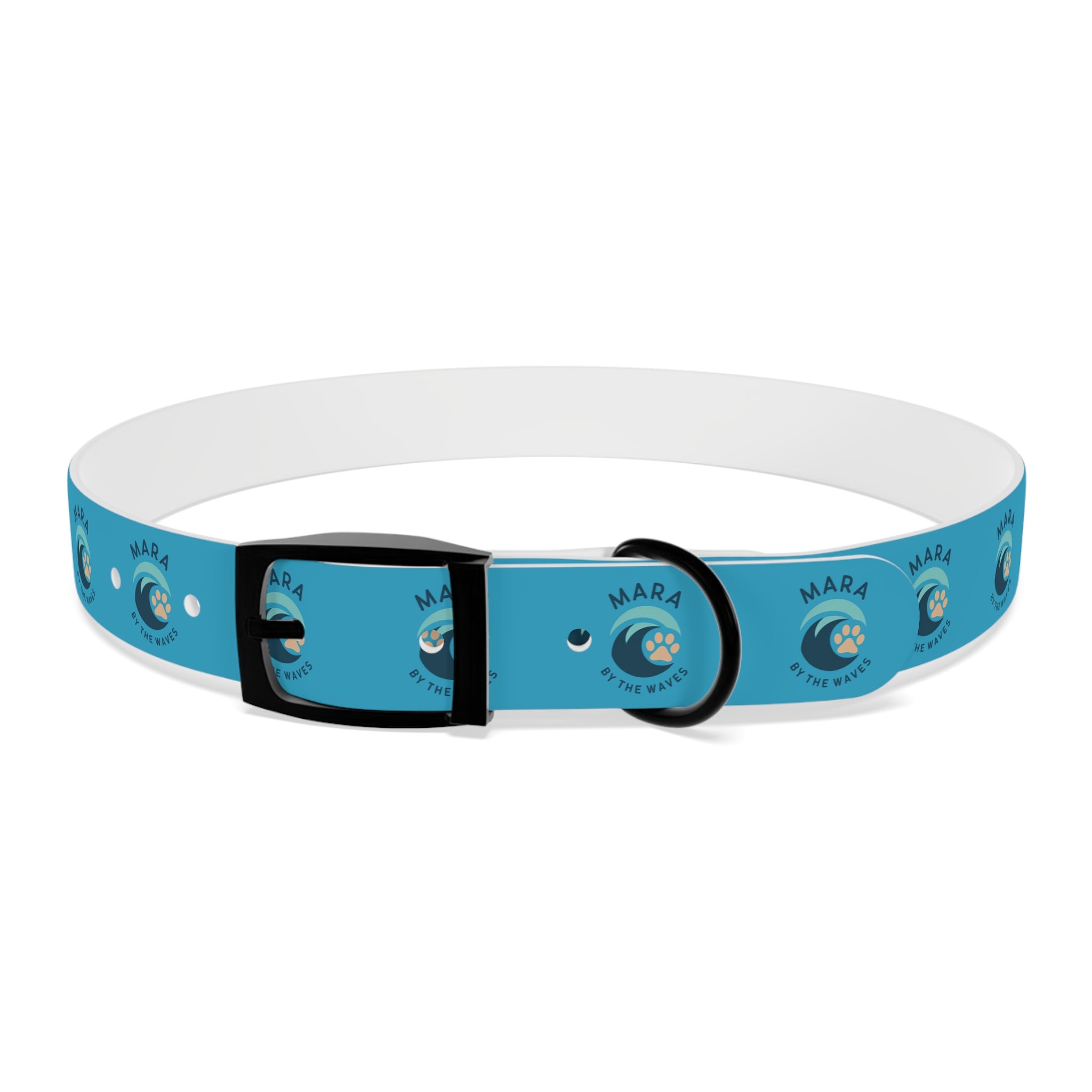 Mara by the Waves custom dog collar