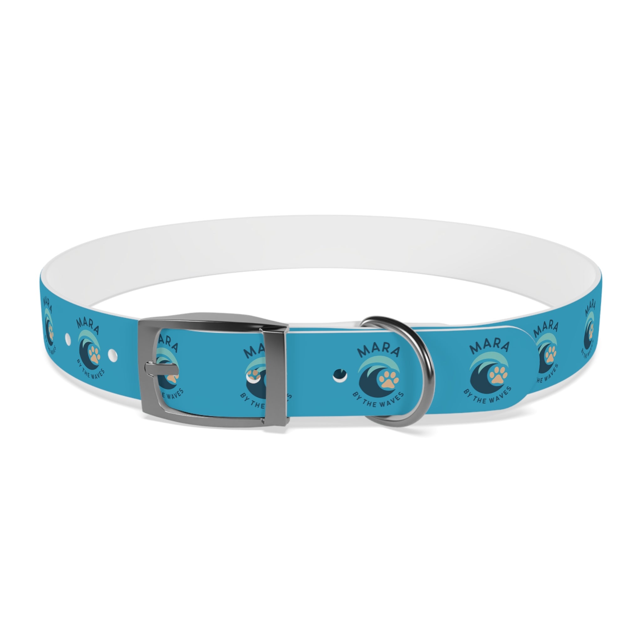 Mara by the Waves custom dog collar