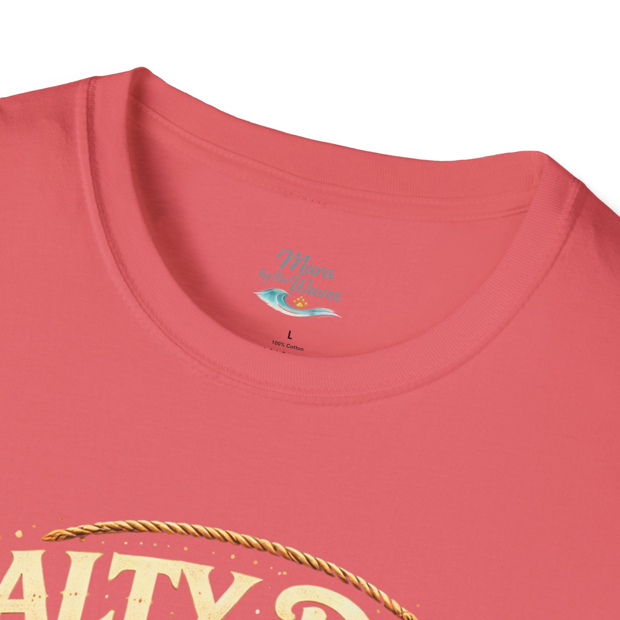 Salty Dog Beach T-Shirt — Retro Surf Dog Graphic Tee