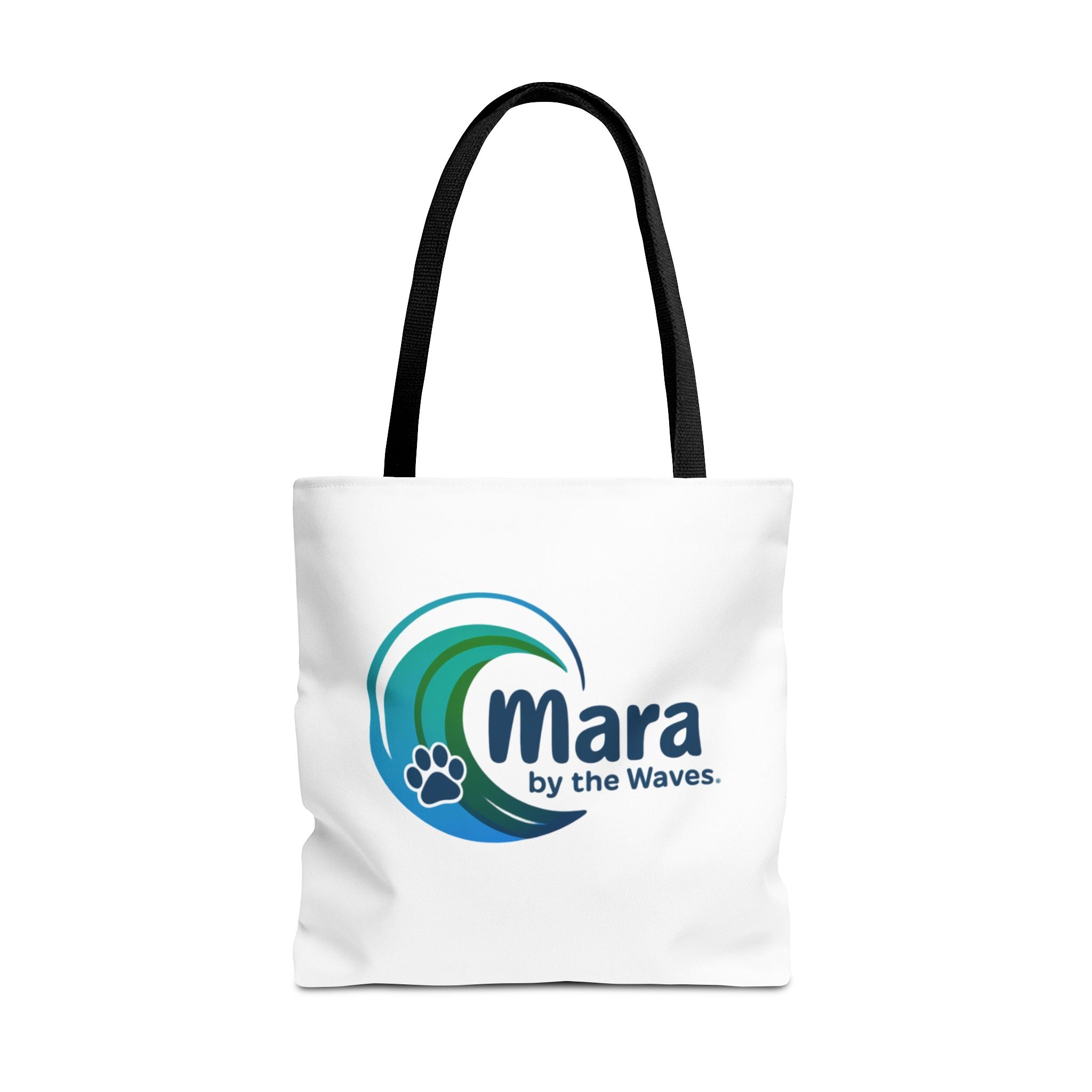 Beach Tote Bag- Golden Retriever/Mara by the Waves Logo