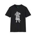 Golden Retriever with Hat & Sunglasses T-Shirt