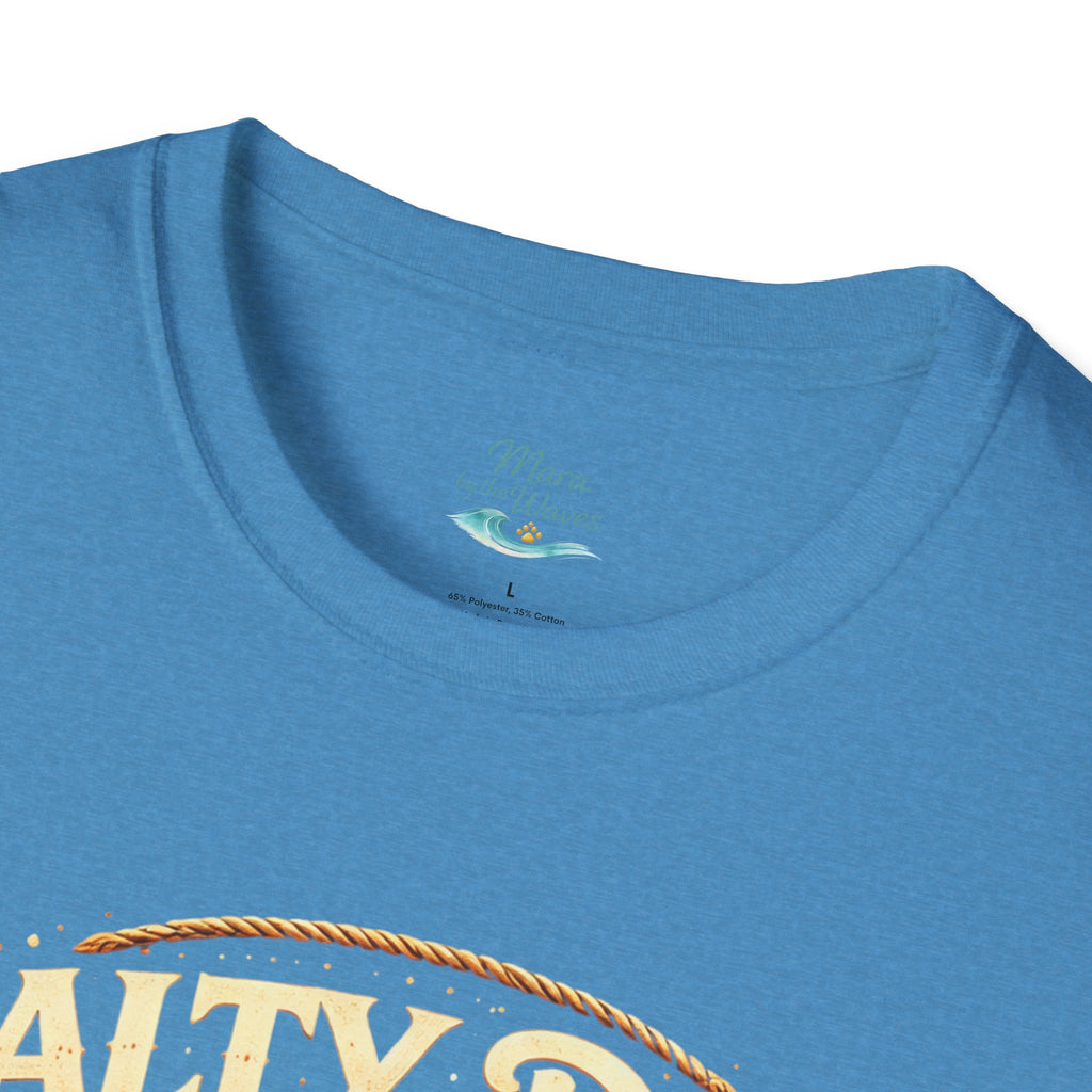 Salty Dog Beach T-Shirt — Retro Surf Dog Graphic Tee