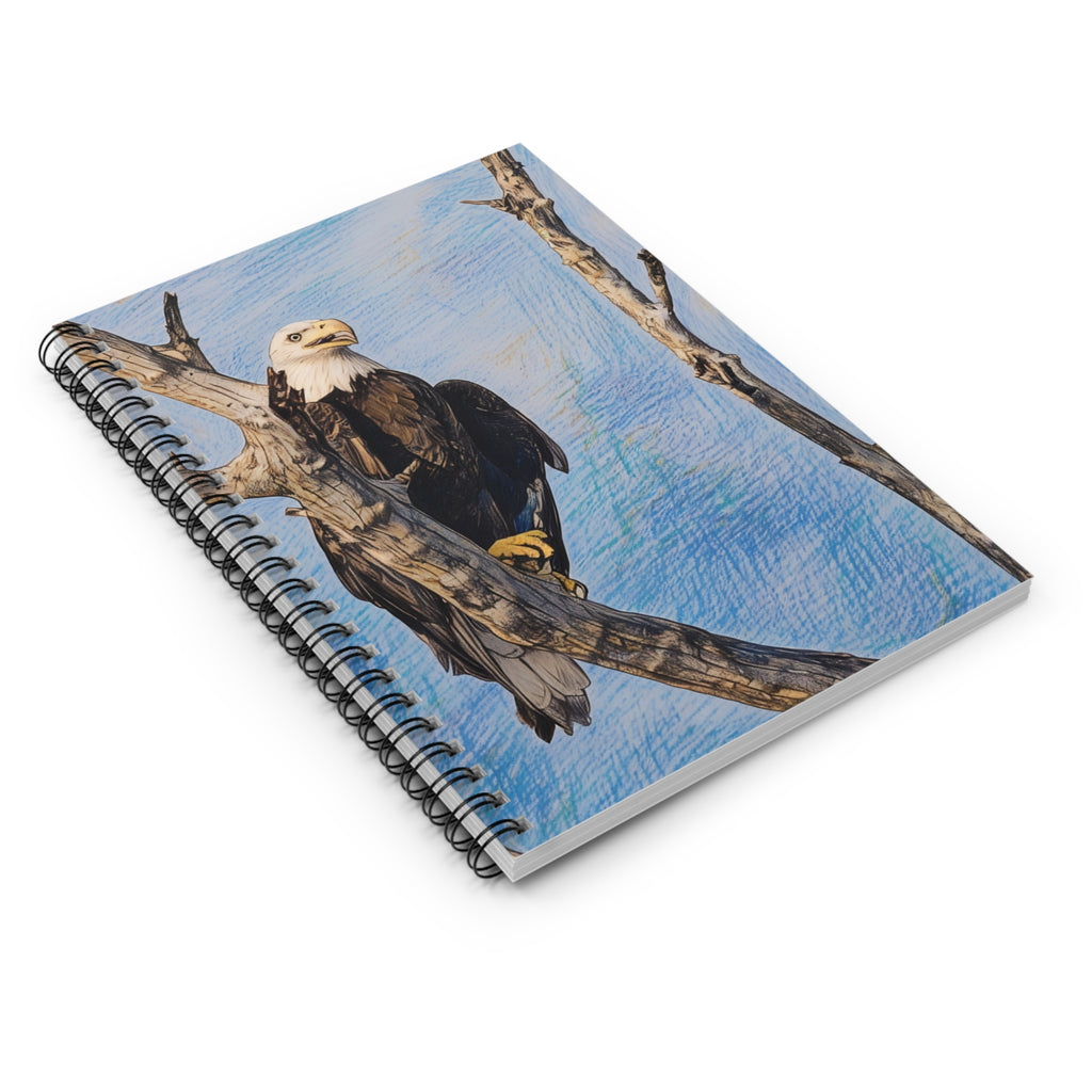 Bald Eagle Spiral Notebook Wildlife Journal (Ruled)