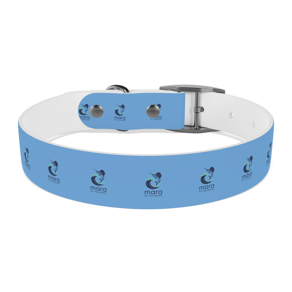 Sail Fish Mara by the Waves Logo Dog Collar - Durable Waterproof Pet Collar for Everyday Wear