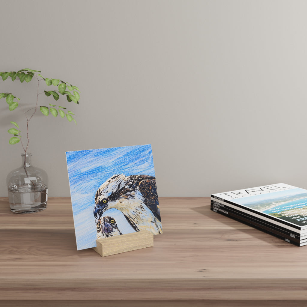 Nature-Inspired Gallery Board with Stand - Perfect for Home Decor