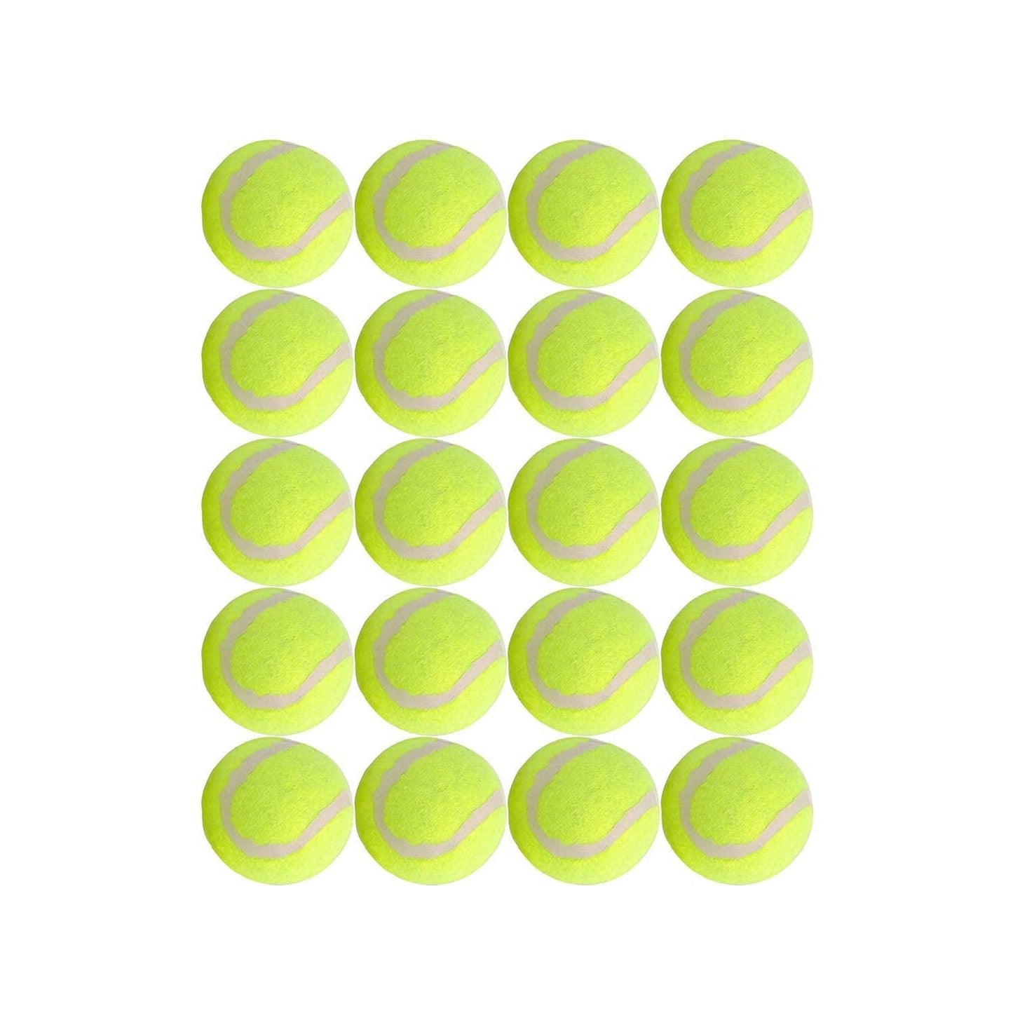 Dog Tennis Balls 20 Pack Pet Tennis Ball for Small Dogs Premium Fetch Toy Non-Toxic Non-Abrasive Material